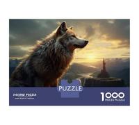 for Adults 1000 Piece Jigsaw Puzzle Wolf Fantasy Art Print-3 Jigsaw for Adults Family Game Improve Memory Christmas Birthday Gifts 70x50cm/1000pcs