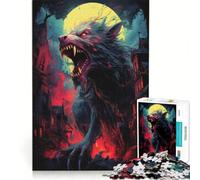 for Adults 1000 Piece Jigsaw Puzzle Wolf of Saint Luna Educational Toy Decompressing Intellectual for Is Ideal As A Gift 38x52cm