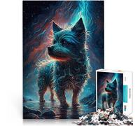 for Adults 1000 Piece Jigsaw Puzzle Yorkshire Terrier Dog Hip Made of cardboard for age 14 years and over Beautiful design gameBeautiful design game A work of art。size：38x52cm/14.96x20.47inch