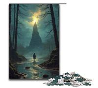 for Adults 1000 Piece Night Is Not Yet Bright Jigsaw Puzzles for Adults Wood Puzzle Difficult And Challenge 1000 PCS(75x50cm)