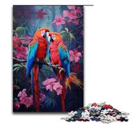 for Adults 1000 Piece Parrot in The Jungle Jigsaw Puzzles for Adults Wood Puzzle Difficult And Challenge 75x50cm