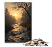 for Adults 1000 Piece Poetic And Picturesque Jigsaw Puzzles for Adults Wood Puzzle Difficult And Challenge 1000 PCS(75x50cm)