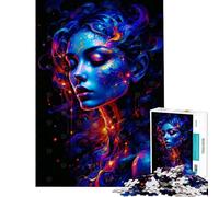 for Adults 1000 Piece Puzzle A Light in The Dark Home Decor Mind Game Non-toxic Safe Ink Printing Stunning Gifts for Art Collection (Size 50x75cm)