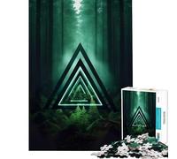 for Adults 1000 Piece Puzzle Abstract Mystic Forest Home Decor Mind Game Non-toxic Safe Ink Printing Stunning Gifts for Art Collection (Size 50x75cm)
