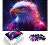 for Adults 1000 Piece Puzzle American Eagle Made of cardboard Suitable for ages 14 and up Staycation Kill time Gift ideas。size：26x38cm/10.24x14.96inch