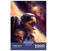 for Adults 1000 Piece Puzzle Astronaut Reflection Jigsaw Anti-Stress Toys Presents for Women Unique Gifts for Birthday And Christmas 70x50cm/1000pcs