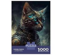 for Adults 1000 Piece Puzzle Bengal Cat Mythology Teenager Puzzles Relax Games Improve Memory Unique Gifts for Birthday And Christmas 38x26cm/1000pcs