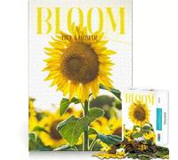 for Adults 1000 Piece Puzzle Bloom Like A Flower Clean Cut Piece, Smart Brain Activity, Calm Time Fun, Birthday Art Gift (50x75cm)