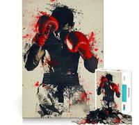 for Adults 1000 Piece Puzzle Boxing Sport Exact Cut Art Brain Skill Play Leisure Play Fun Birthday Art Gift (38x26cm)
