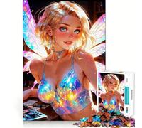 for Adults 1000 Piece Puzzle Brie - The Fairy Princess Seamless Cut Game Problem Solve Toy Casual Play Game Xmas Scene Art (50x75cm)