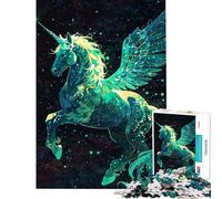 for Adults 1000 Piece Puzzle Celestial Unicorn Help The Brain Exercise Staycation Kill Time Family Games for And 14 Years And over (38x52cm)