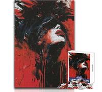 for Adults 1000 Piece Puzzle Chaotic Beauty For Family Fun Funny Gift for And from 14 Years And over (size 38x26cm)