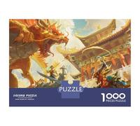 for Adults 1000 Piece Puzzle Chinese Dragon Fantasy Artwork Jigsaw Puzzle Anti-Stress Toys Difficult Hard Unique Gifts for Birthday And Christmas 70x50cm/1000pcs