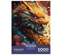 for Adults 1000 Piece Puzzle Chinese Dragon Puzzles for Adults Hands-on Game Staycation Kill Time Unique Gifts for Birthday And Christmas 70x50cm/1000pcs