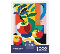 for Adults 1000 Piece Puzzle Colorful Apple Fruit Puzzles for Adults Brain Teaser Game Perfect Decoration Difficult And Challenge 38x26cm/1000pcs