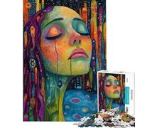 for Adults 1000 Piece Puzzle Dreamscape Tears Jigsaw for Teenagers Pattern Assembly Parent-child Interaction Birthday And Unique Gifts (Size 38x26cm)