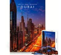 for Adults 1000 Piece Puzzle Dubai Skyscraper Precise Joint Play Smart Brain Toy Free Time Game Birthday Mind Gift (50x75cm)