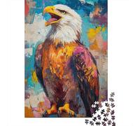 for Adults 1000 Piece Puzzle Eagle Art Print-11 Puzzles for Adults Hands-on Game Staycation Kill Time Unique Gifts for Birthday And Christmas 38x26cm/1000pcs