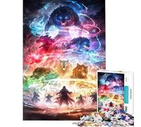 for Adults 1000 Piece Puzzle Elemental Wolf Spirits Help The Brain Exercise Staycation Kill Time Family Games for And 14 Years And over (50x75cm)