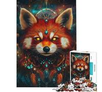 for Adults 1000 Piece Puzzle Enchanted Fox Spirit Jigsaw Puzzle 1000 Home Decoration Toys Gifts for Women Men Home Decoration (Size 50x75cm)