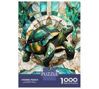 for Adults 1000 Piece Puzzle Eternal Kintsugi Tortoise Jigsaws for Adults Toy Wall Decor Enhance Memory Unique Gifts for Birthday And Christmas 70x50cm/1000pcs