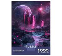 for Adults 1000 Piece Puzzle Fantasy Alien Planet Landscape Jigsaw Puzzle Anti-Stress Toys Difficult Hard Unique Gifts for Birthday And Christmas 38x26cm/1000pcs