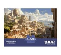 for Adults 1000 Piece Puzzle Fantasy Cityscape Ancient Architecture Jigsaw Puzzle Toy Wall Decor A Work of Art Unique Gifts for Birthday And Christmas 52x38cm/1000pcs