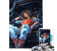 for Adults 1000 Piece Puzzle Female Hero Help The Brain Exercise Staycation Kill Time Family Games for And 14 Years And over (50x75cm)