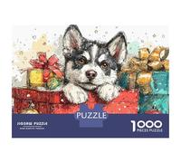 for Adults 1000 Piece Puzzle for Dogs Puzzles for Adults Hands-on Game Staycation Kill Time Unique Gifts for Birthday And Christmas 52x38cm/1000pcs