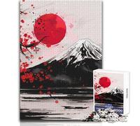 for Adults 1000 Piece Puzzle Fuji in Bloom For Family Fun Funny Gift for And from 14 Years And over (size 38x26cm)