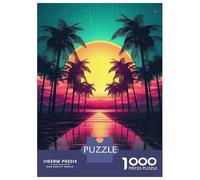 for Adults 1000 Piece Puzzle Futuristic Synth Dream Jigsaws for Adults Toy Wall Decor Enhance Memory Unique Gifts for Birthday And Christmas 38x26cm/1000pcs