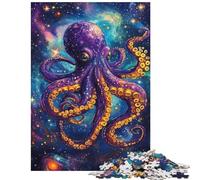 for Adults 1000 Piece Puzzle Galactic Octopus Jigsaw for Teenagers Pattern Assembly Parent-child Interaction Birthday And Unique Gifts (38x52cm/1000pcs)