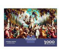 for Adults 1000 Piece Puzzle Gods Celebrate in A Festive Garden Jigsaw Puzzle Toy Wall Decor A Work of Art Unique Gifts for Birthday And Christmas 38x26cm/1000pcs