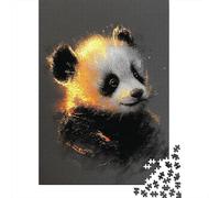 for Adults 1000 Piece Puzzle Golden Panda Wall Art Print Puzzles for Adults Hands-on Game Staycation Kill Time Unique Gifts for Birthday And Christmas 70x50cm/1000pcs