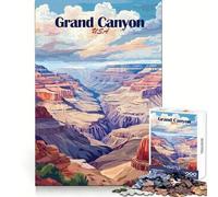 for Adults 1000 Piece Puzzle Grand Canyon National Park Poster Perfect Joint Game Creative Fun Toy Restful Game Fun Birthday Mind Gift (38x52cm)