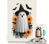 for Adults 1000 Piece Puzzle Halloween Ghost, Educational Games, Difficult And Challenge, for Is Ideal As A Gift 38X26CM