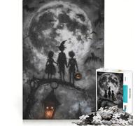 for Adults 1000 Piece Puzzle Halloween Night Out, Educational Games, Difficult And Challenge, for Is Ideal As A Gift 50X75CM