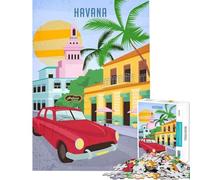 for Adults 1000 Piece Puzzle Havana Impossible Game for Educational Game Challenge Toy Funny Gifts Enhance Memory (Size 50x75cm)