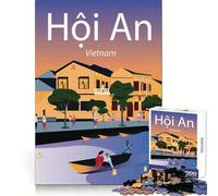 for Adults 1000 Piece Puzzle Hoi An Perfect Joint Game Creative Fun Toy Restful Game Fun Birthday Mind Gift (50x75cm)