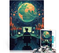 for Adults 1000 Piece Puzzle Internet art Made of wood，for and from 14 years and over Home Educational Games DIY Toys Gift ideas。size：50x75cm/14.96x20.47inch