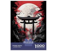 for Adults 1000 Piece Puzzle Japan Tori Landscape Jigsaws for Adults Toy Wall Decor Enhance Memory Unique Gifts for Birthday And Christmas 52x38cm/1000pcs