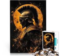 for Adults 1000 Piece Puzzle King Leonides - Spartan Warrior Made of cardboard Suitable for ages 14 and up Antistress Difficult challenge Christmas Birthday Gift。size:38x52cm/14.96x20.47inch