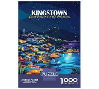 for Adults 1000 Piece Puzzle Kingstown, Saint Vincent And The Grenadines Puzzles for Adults Brain Teaser Game Perfect Decoration Difficult And Challenge 52x38cm/1000pcs