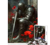 for Adults 1000 Piece Puzzle Knight in Sorrow Anti-Stress Toys Gifts Ideas for Educational Game Decompressing Intellectual Size 50x75cm