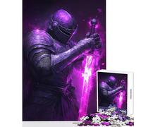 for Adults 1000 Piece Puzzle Knight of The Violet Flame Family Game Home Art Decor Toy Wall Decor Unique Gifts for Birthday And Christmas (50x75cm)