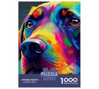 for Adults 1000 Piece Puzzle Labrador Colorful Jigsaw Anti-Stress Toys Presents for Women Unique Gifts for Birthday And Christmas 70x50cm/1000pcs