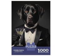 for Adults 1000 Piece Puzzle Labrador Retrievers Dog Jigsaws for Adults Toy Wall Decor Enhance Memory Unique Gifts for Birthday And Christmas 38x26cm/1000pcs