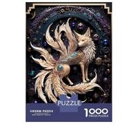 for Adults 1000 Piece Puzzle Legend Nine Tailed Fox Jigsaw Anti-Stress Toys Presents for Women Unique Gifts for Birthday And Christmas 38x26cm/1000pcs