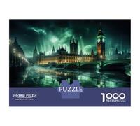 for Adults 1000 Piece Puzzle London Night Skyline Jigsaw Puzzle Anti-Stress Toys Difficult Hard Unique Gifts for Birthday And Christmas 38x26cm/1000pcs