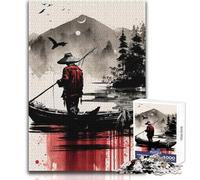 for Adults 1000 Piece Puzzle Lonesome Fisher Toys Educational Games Home Decoration Gift For Birthdays Size 38x26cm